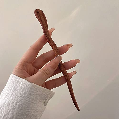 Hairpin Simple Classic Chinese Style Hair Fork Headdress Headwear Cheongsam For Women For Girl Hair Accessories(brown)