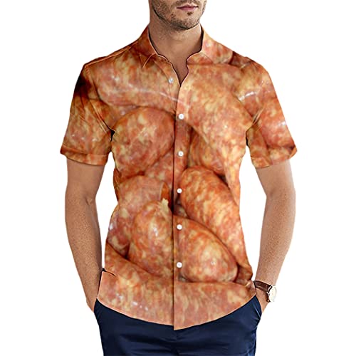 Chemise hawaïenne imprimée 3D Harajuku pour homme en taille XL