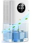 Deumidificatore Case 1,8L, Deumidificatore con Timer e LED Touch Ultra Silenzioso (≤32dB) Anti-Muffa 22,5W - Per Igienizzare Bagno, Guardaroba (640ml/giorno)