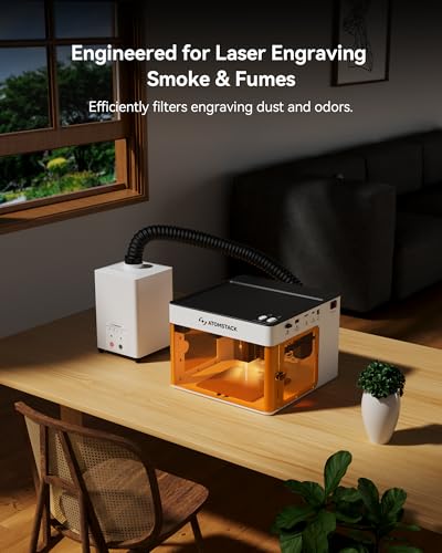 Amazon | ATOMSTACK P1 デュアルレーザー彫刻機 D5空気清浄機セット 5W