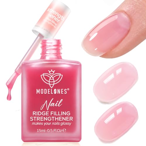 Modelones Nail Strengthener and Growth Sheer Pink Nail Polish Nail Hardener