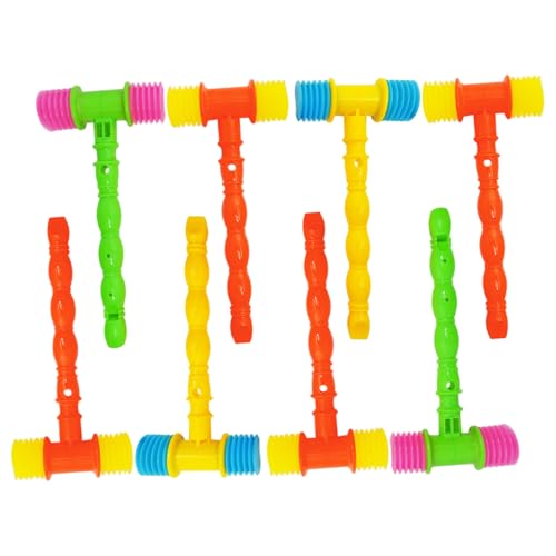 Martillos de juguete con sonido lote de 8 piezas de colores para motricidad infantil