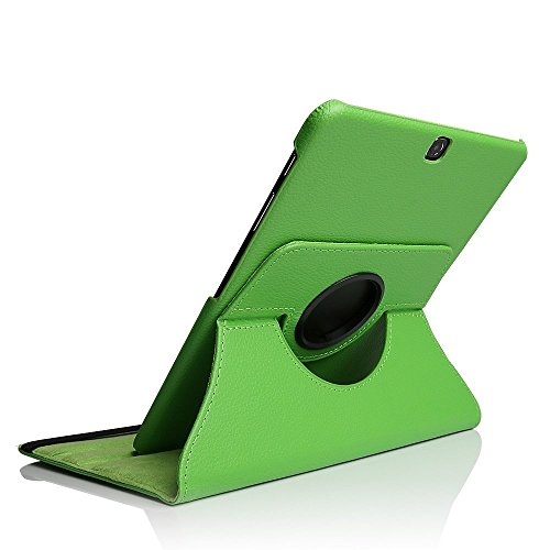 Samsung Tab S2 9.7 Flip Cover, Techcode Book Style Protective Cover 360 Degrees Rotating Pu Leather Smart Folio Flip Casefor Samsung Galaxy Tab S2 9.7 Inch Tablet Sm-T810,Sm-T815(Green,Tab S2 9.7) #TOP7