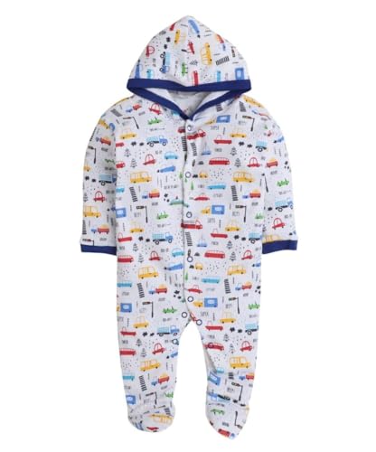 Image of Hooded Rompers /Sleepsuits /Jumpsuit /Night Suits for Baby Boys & Girls, Infants, New Borns Pack of 2 Pec