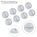 Furniture Leg Protectors for Hairpin Table and Chair-Feet Non-Slip PVC Pads Prevent Floor Scratches and Scuffs Easy Tool-Free Installation 8-Pack(Transparent)