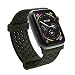 Hypoallergenic Watch Band 42mm Silicone Sports Bands (24mm) Compatible Apple Watch Series 1, 2 & 3 and The 44mm Series 4 Quick Release Spring bar,Breathable iWatch Wristbands by Catalyst, Army Green