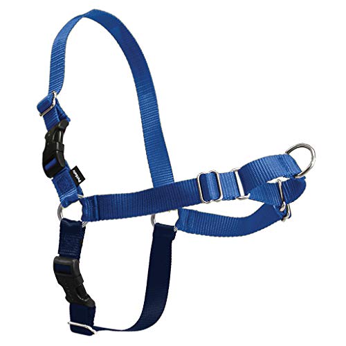 PetSafe Easy Walk Dog Harness, No Pull Dog Harness, Royal Blue/Navy Blue, Large