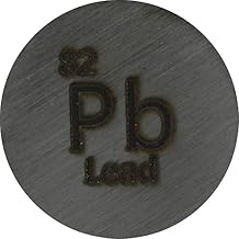 Lead Pb 24.26mm Metal Disc 99.9% Pure for Collection or Experiments