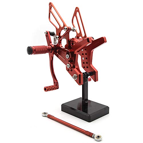 Commandes reculées moto CNC pour corriger la position des pieds sur Z750 04-06