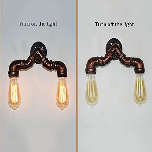 Accesorios de iluminación de metal E27 con eficiencia A++ estilo industrial 6