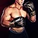 Liberlupus Cool Style Boxing Gloves for Men & Women, Boxing Training Gloves, Kickboxing Gloves, Sparring Gloves, Heavy Bag Gloves for Boxing, Kickboxing, Muay Thai, MMA(Black & Golden, 12 oz