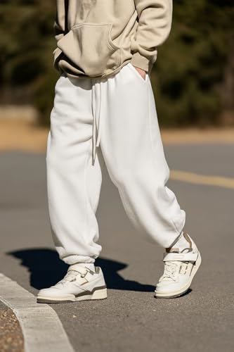 Image of dockstreet Mens Baggy fit Jogger /Sweatpants /Gym Gear, Trouser, Loose Home Relaxed Pants