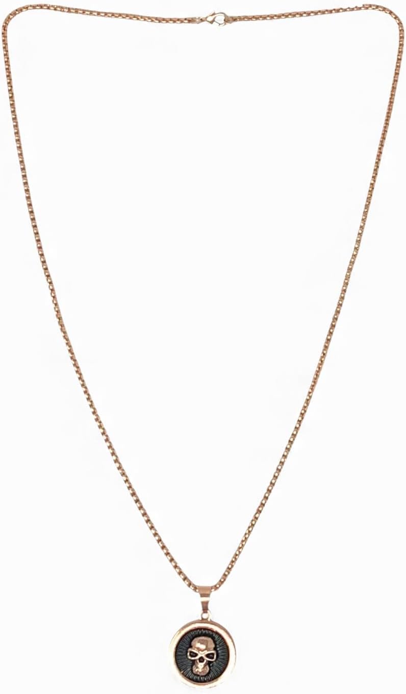 ED HARDY Men's 3 Piece Gold Tone Watch and Necklace Set M0264G-42-G27