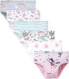 Größe: Diese Mädchen Unterhose Pack mit 6 verschiedenen Mustern in einem Satz, in 5-Größe, um 2 bis 7 Jahre alte Mädchen und kleine Mädchen passen. Bitte nehmen Sie die beste Größe für Ihre Kinder mit unserem Größenführer