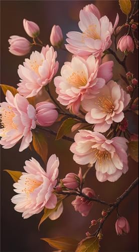 Grand Kit Diamond Painting Fleur Rose : Le Cadeau Créatif de Noël Idéal pour Adulte