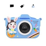 Lernkamera für Kinder, eingebauter 32G-Speicher, Doppelobjektiv, Autofokus, MP3-Player, interaktive Lernspiele, Kinderkamera mit Spielen