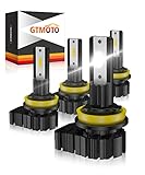 GTMOTO for Freightliner Cascadia Headlights LED Bulbs, H11 High and Low Beam Combo, Custom...