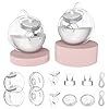 19mm CaraCups Wearable Milk Collection, Hands-Free Collection Cups Compatible with Spectra S1/S2/9 Plus/SG, Fit for Medela/Lansinoh/Zomee, 99.9% Separable Electric Breast Pumps, 2PC