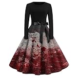 【Robe Festin Envoûtante】Robe cosplay femme manches longues. Transformez le banquet en scène magique, l'imprimé électrise l'atmosphère festive.