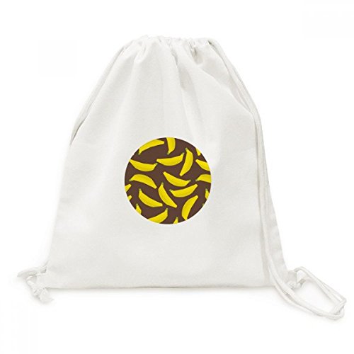 Sac de voyage en toile compact jaune banane évite l'encombrement des mains