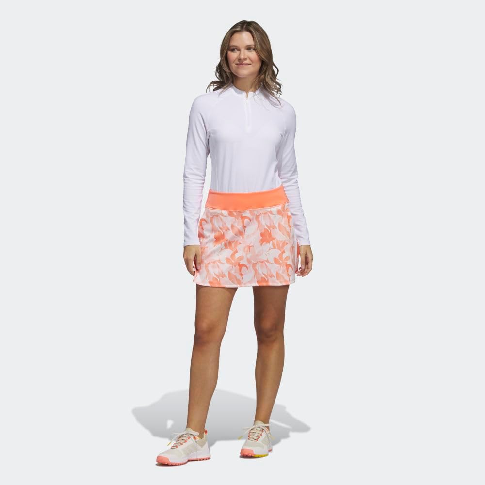 adidas Women's Floral 15 Inch Golf Skort