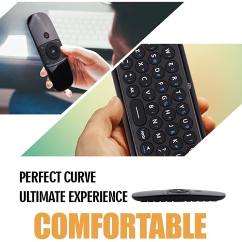 Clavier ergonomique 2.4 GHz programmable pour HDTV et streaming