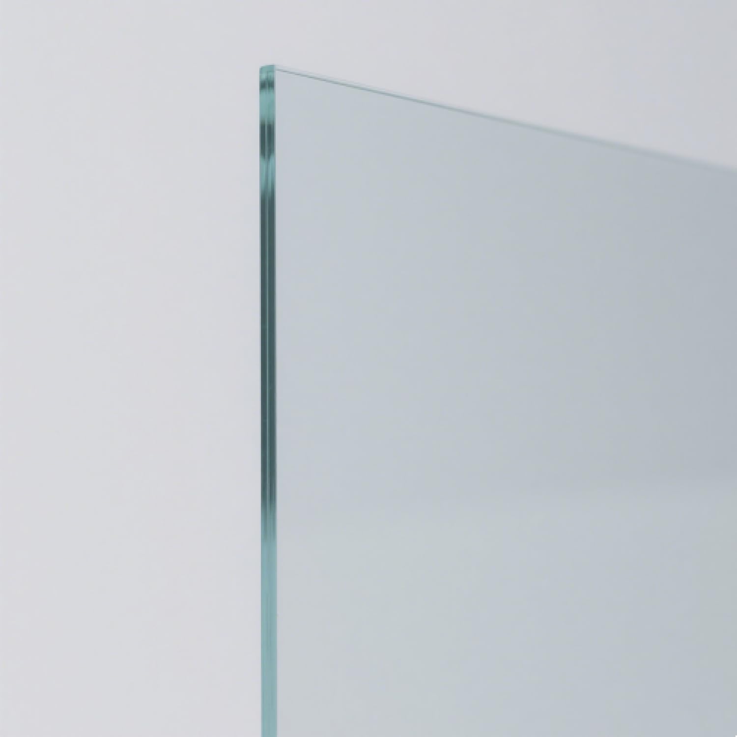 One Piece of Glass Only, 1/4" (6mm) Clear Tempered Glass with Safety Film, 24D03-T60PGS