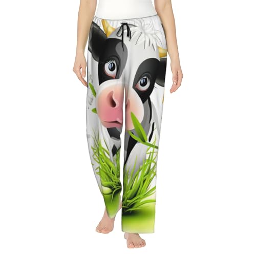 Pantalon pyjama vache femme idéal pour vos soirées cocooning
