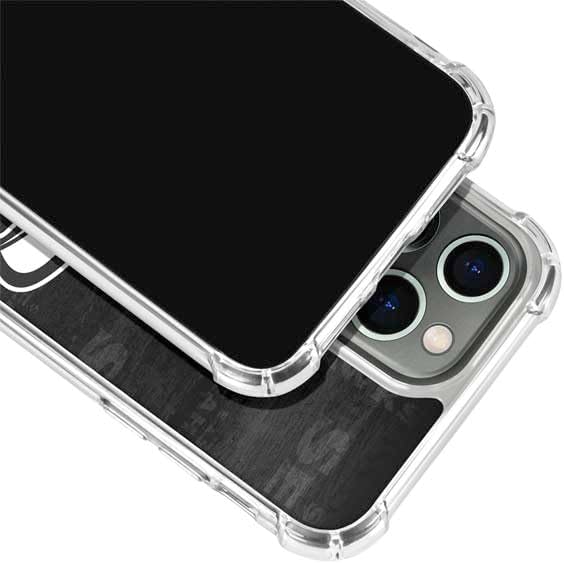 Skinit Clear Phone Case Compatible with iPhone 13 Pro Max - Officially Licensed NFL Seattle Seahawks Black & White Design