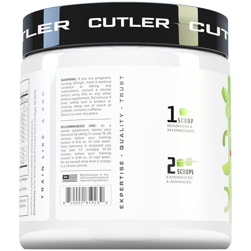 Image of Prevail Pre Workout Powder with Nootropics: Pre Workout for Men and Women, Cutting Edge Energy and Focus Supplement with L Citrulline, Alpha GPC, L Tyrosine | Sour Lime Gummy, 40 Scoops