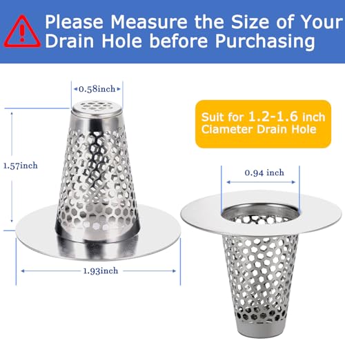 Anteecana FILTER 3Pcs Bathroom Sink Drain Strainer thumb #5