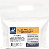 ♻ Die Seifenbasis ist fast geruchlos und hat eine undurchsichtige weiße, milchige Farbe (Opak/Opaque). Menge: 1 kg, verpackt in einem Folienbeutel. Frei von Parabenen.