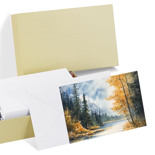 Cartes Aquarelle en Coton PATIKIL 300 GSM papier épais pour cartes de vœux personnalisées