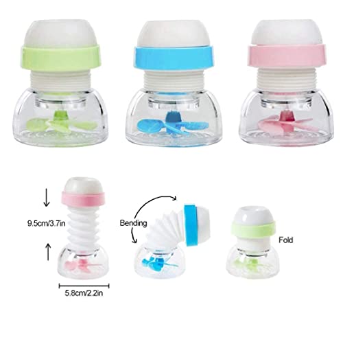 Image of Woffely 1 Pc's 360 Degree Rotating Water Faucet Aerator Splash-Proof Filter /Anti-Splash Expandable Head Nozzle /Bathroom Tap Adjustable Sprinkler /tap Shower /Water Saving Device Faucet[Multicolor]