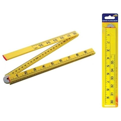 1 Metre Folding Ruler with Metric and Imperial Markings Cover