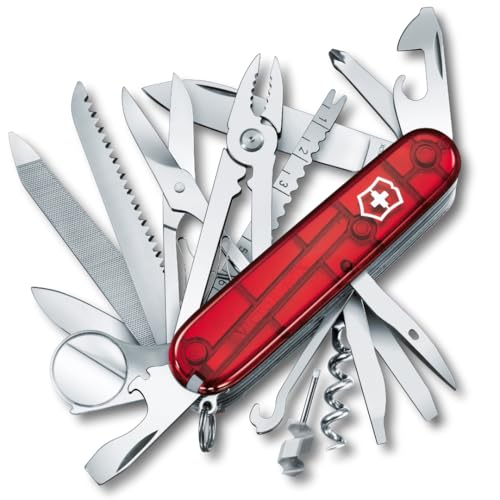 Victorinox Taschenmesser Swiss Champ (33 Funktionen: grosse Klinge, Schere, Angellöser, Holzsäge, Metallsäge)