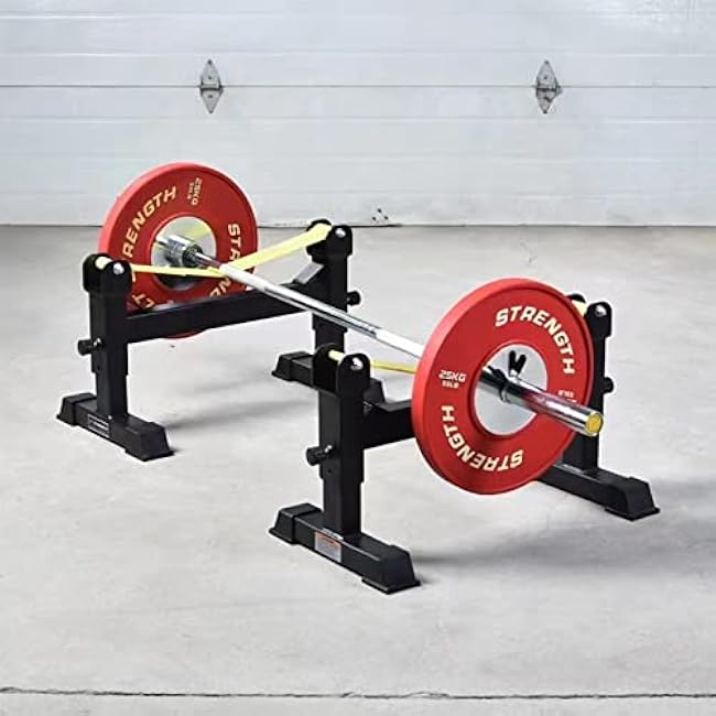 2 Stand Quiet Deadlift Barbell Elevation Stand¡