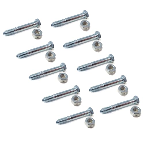 The ROP Shop | 10-Pack Shear PINS & Bolts for John Deere 828D 924DE 1032D Snowthrower Snowblowers