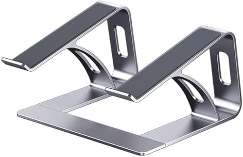 Laptop Bracket Aluminum Alloy Desktop Elevated Suspension Bracket Vertical Radiator Base Cervical Spine Protection Frame Office Durable