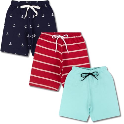 Kit 5 Bermuda Infantil Menino Shorts Moletinho Tamanho 1 ao 10 (BR, Numérico, 10, 10)