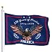 Carlorm 250th Years of Freedom 1776-2026 Anniversary Flag 3x5 Ft – Patriotic Outdoor Flag with Brass Grommets for Yard, Porch & Parade Display