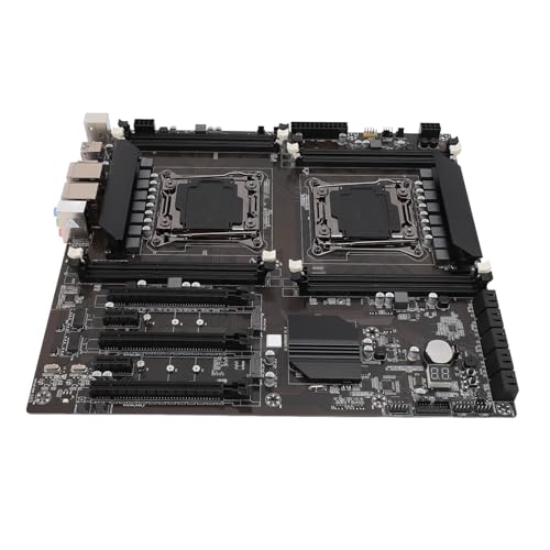 Placas Base para Computadora X99, LGA 2011-3 DDR3 de 8 Canales, Placa Base para Servidor con Protocolo M.2, SATA 3.0, USB 3.0, USB2.0, Compatible con Canal PCIe NVME M.2 para E5