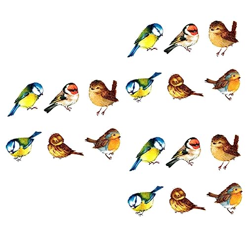 ABOOFAN 3 Juegos Adhesivos antipájaros Adhesivo de ventana anticolisión oficina pegatinas protección de aves pegatinas ventana decoración de la ventana etiqueta de la ventana de bricolaje