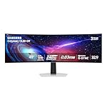 Samsung 49" Odyssey OLED (G93SC) Series Curved Gaming Monitor w QD-OLED, 240Hz, 0.03ms, Dual QHD,DisplayHDR True Black 400,AMD FreeSync Premium Pro,Height Adjustable Stand,3 Yr Warranty,LS49CG932SNXZA