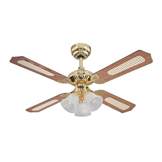 PURLINE Ventilador de techo madera PRINCESS