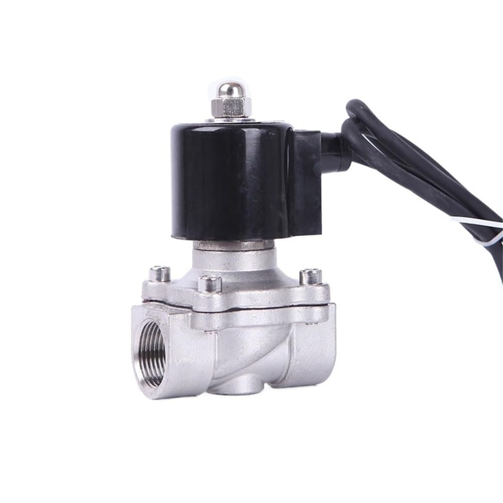 Électrovanne 220V anti-fuite en acier inoxydable 3/4 pour stopper les coupures d'eau