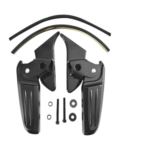 Repose-pieds pliant noir haute durabilité pour scooter Vespa Primavera 125 et 150