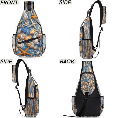 Bolso cruzado para mujer y hombre resistente y liviano miniatura 6
