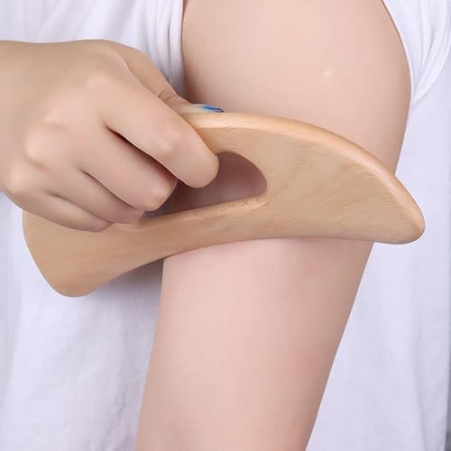 Foto von Massage holz - Gua sha anti cellulite massagegerät - Maderotherapie - Triggerpunkt massagegerät
