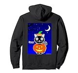 Photo Gallery cat-o-lantern - lanterna per halloween con gatto nero felpa con cappuccio Photo Gallery cat-o-lantern - lanterna per halloween con gatto nero felpa con cappuccio